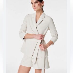 SPANX Opacity Crepe Wrap Blazer Size M NEW